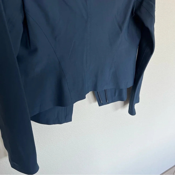 ATHLETA Stellar Moto Zip Technical Jacket Navy Blue Casual Women’s Small - Picture 12 of 12